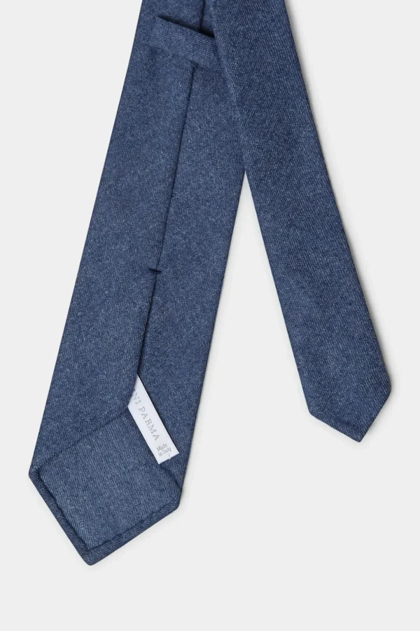 Avio flannel tie - Made In Italy