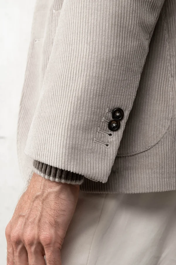Beige corduroy jacket 