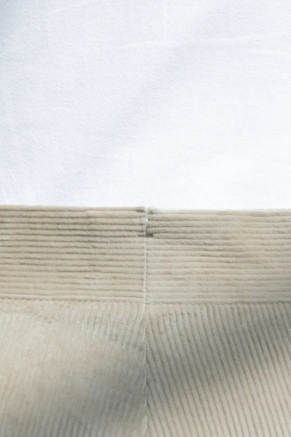 Beige corduroy trousers