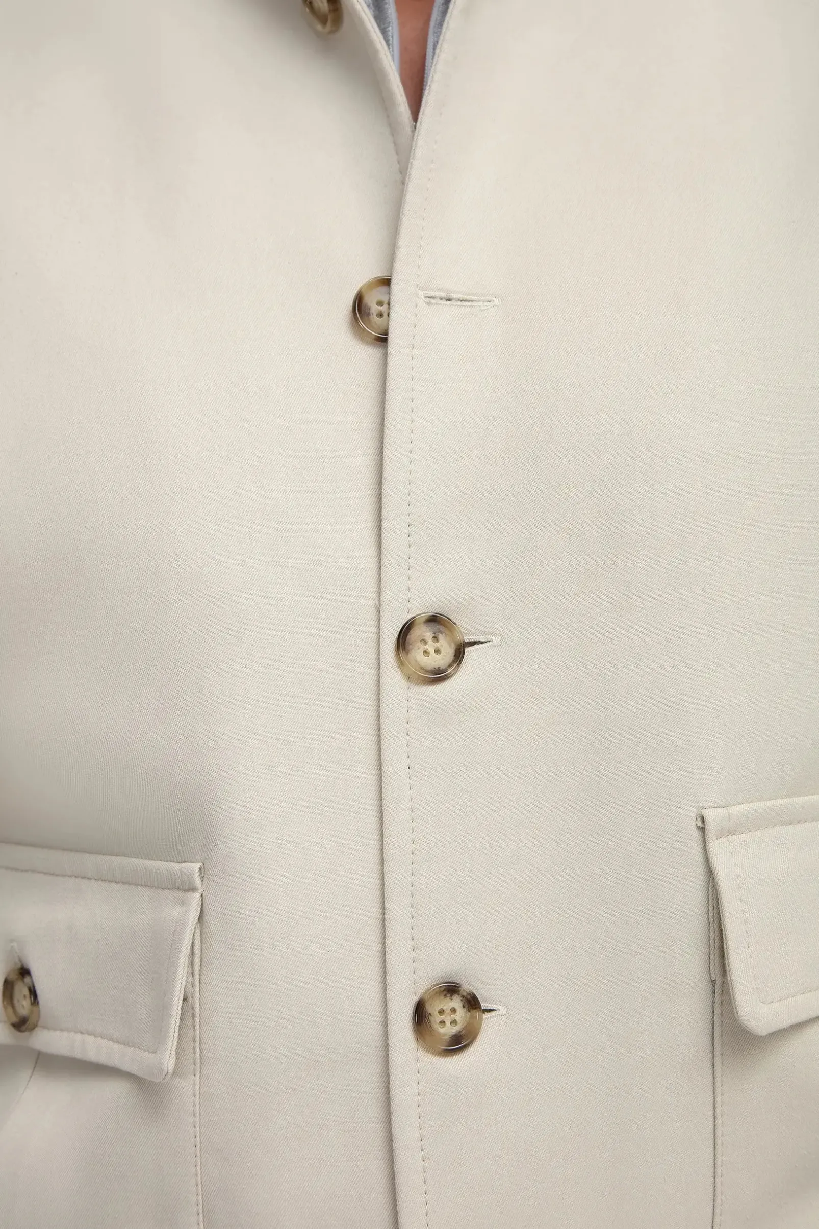 beige_cotton_and_silk_bom_4.webp Beige cotton and silk bomber - Made in Italy