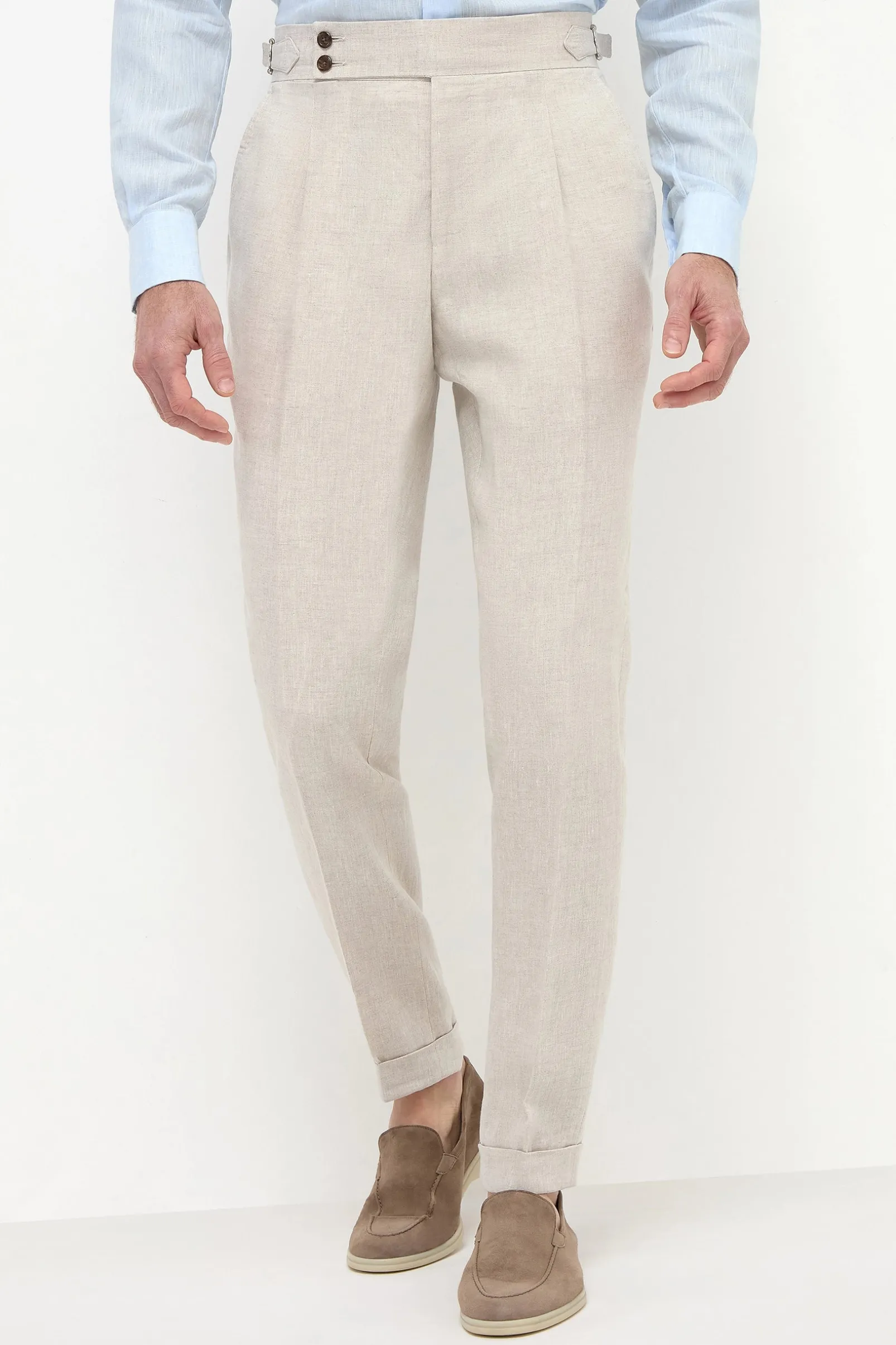 beige_linen_soragna_trous_0.webp Beige linen Soragna trousers - Made in Italy