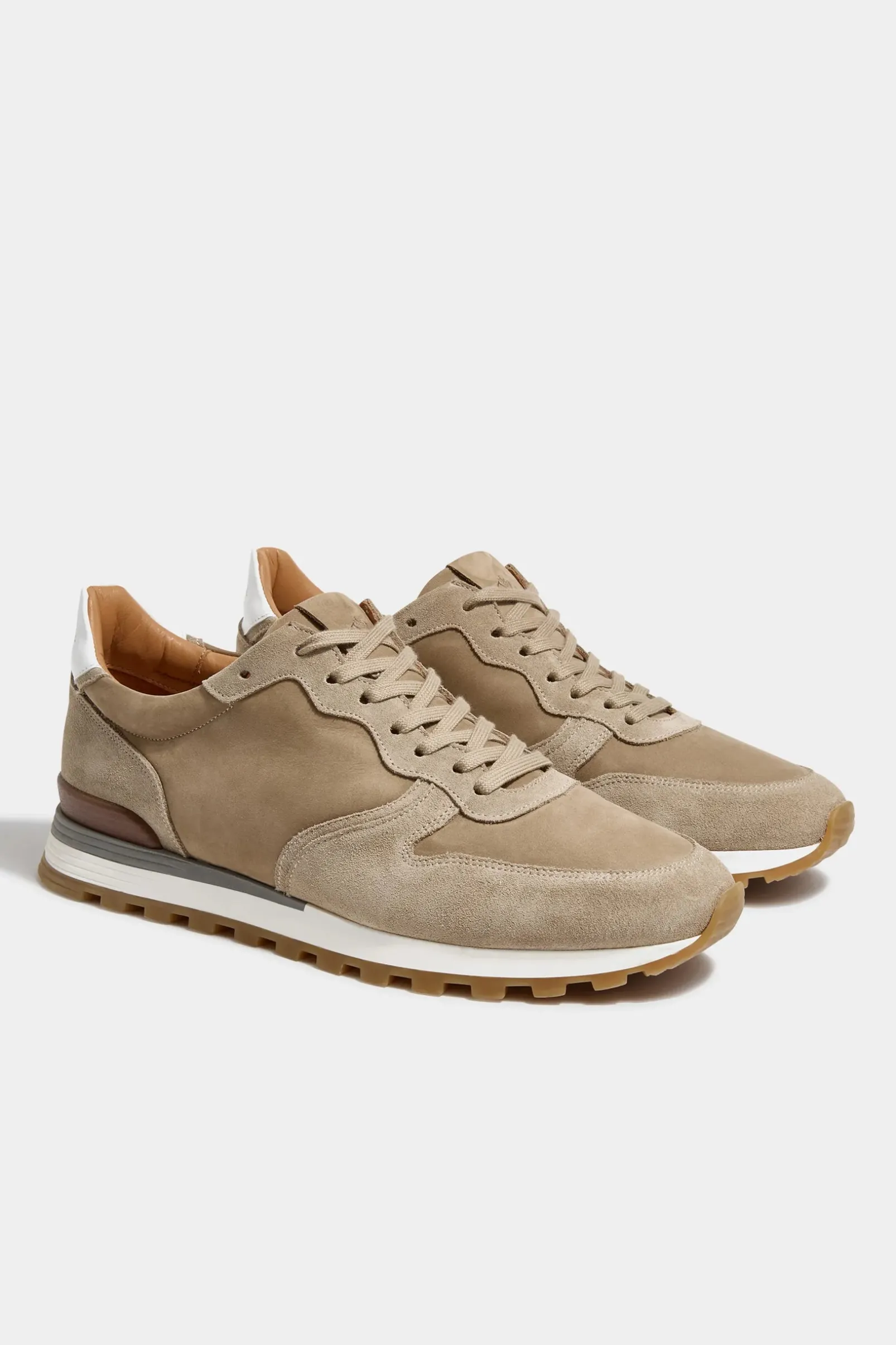 beige_nabuk_and_suede_run_0.webp Beige nabuk and suede runners - Made In Italy