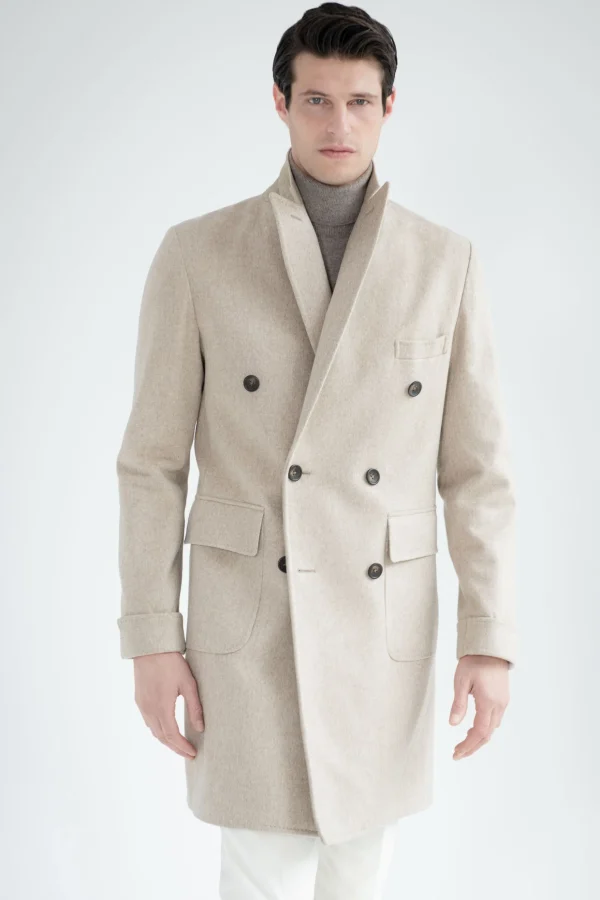 Beige Polo Coat – Made in Italy
