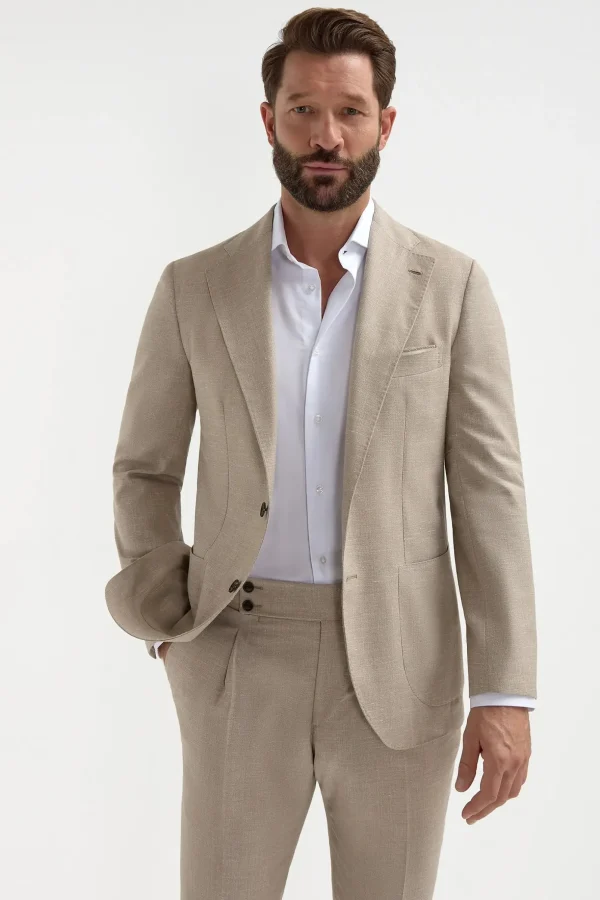 Beige Suit - Made in Italy