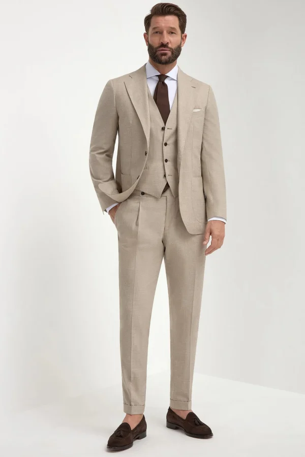 Beige waistcoat - Made in Italy