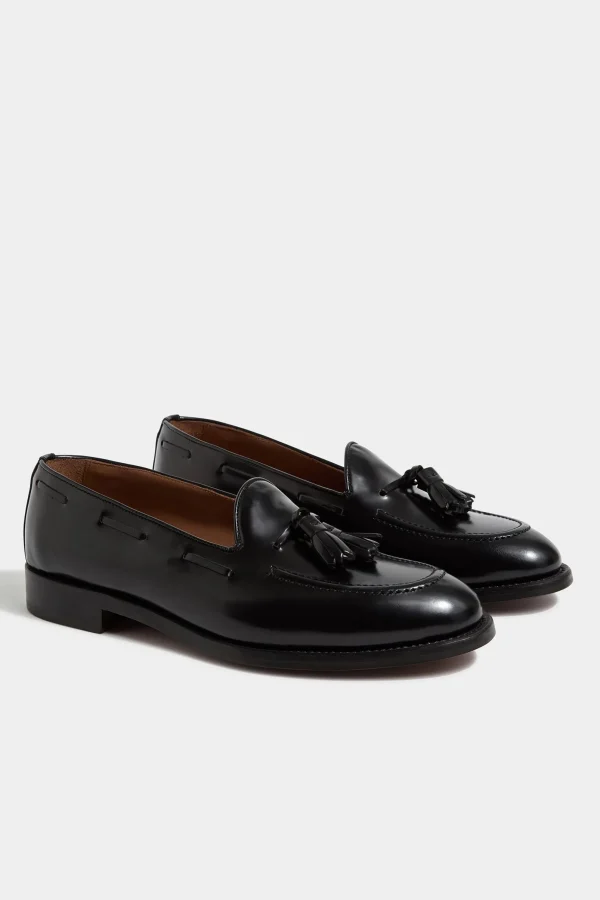 Black tassel loafers - Made In Italy