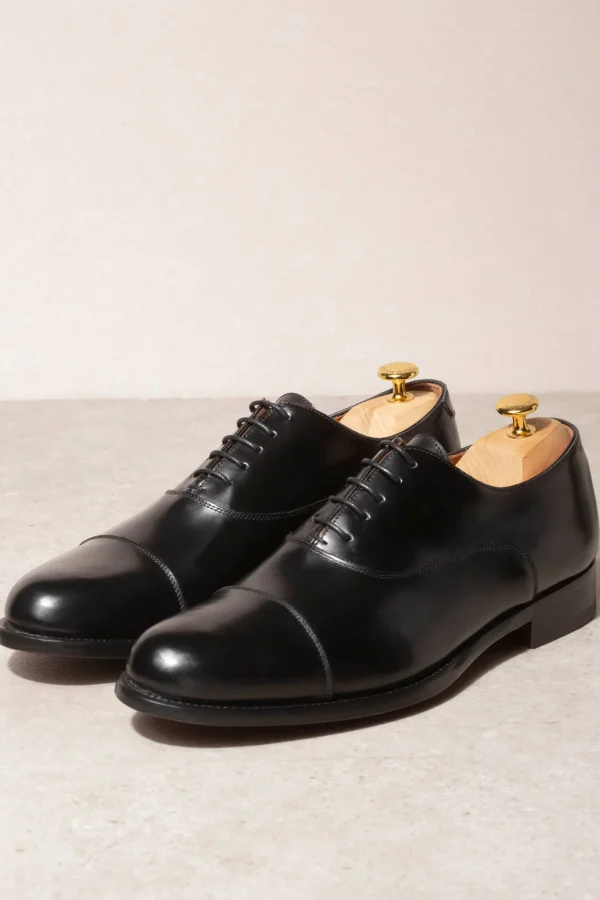 Black Tuxedo Oxfords - Made in Italy
