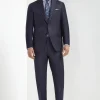 Blue Avio Full Canvas Suit - Made in Italy