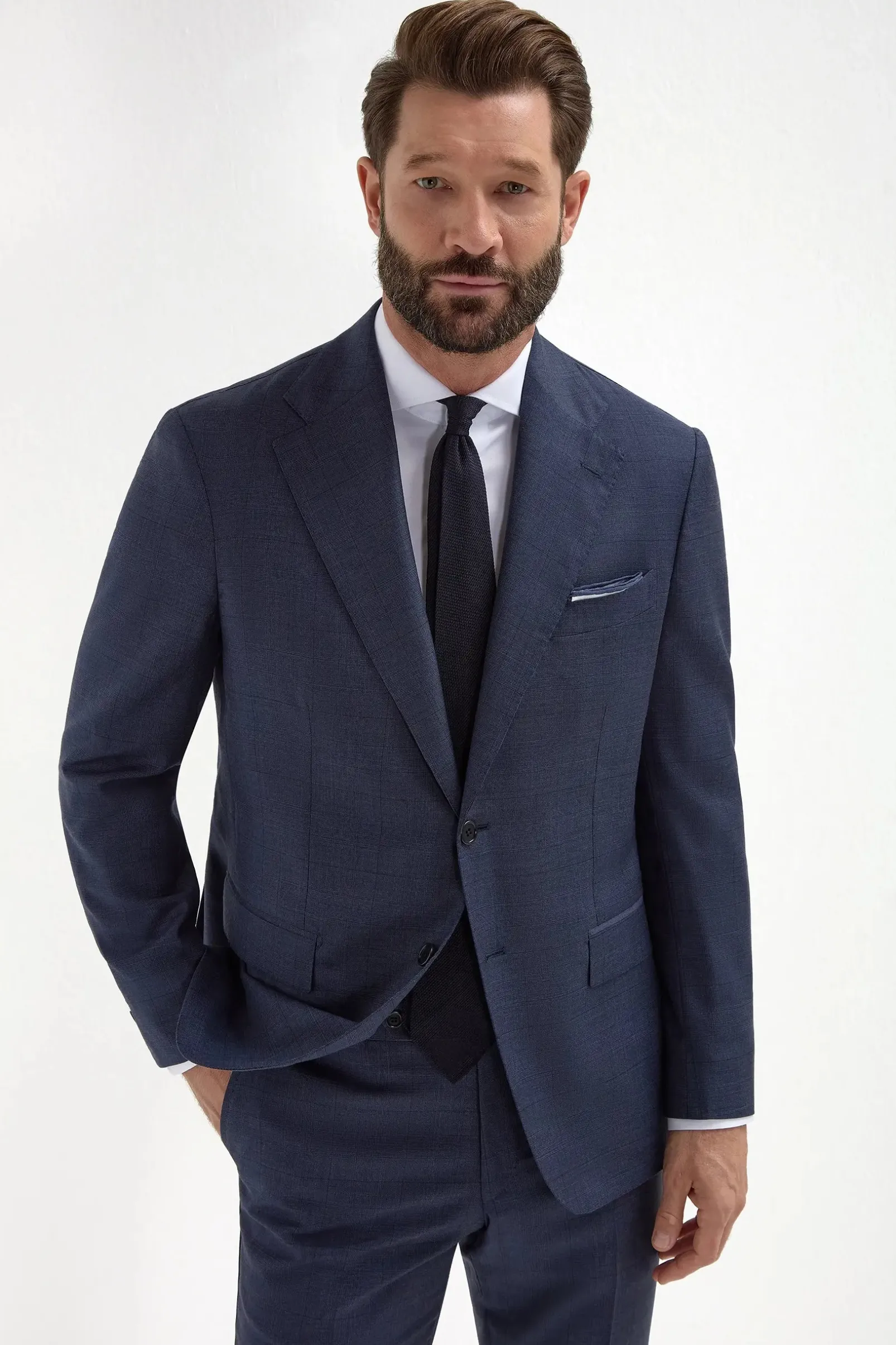 blue_avio_prince_of_wales_2.webp Blue Avio Prince of Wales Full Canvas suit - Made in Italy