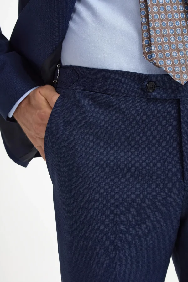 Blue birdseye suit - Made in Italy