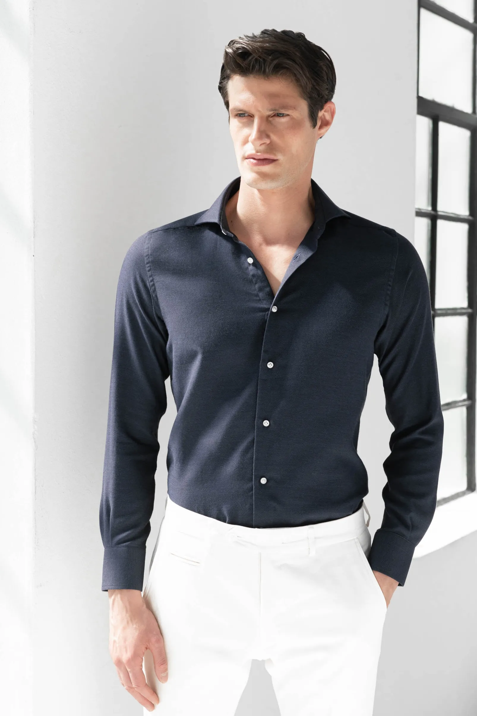 blue_cashmere_and_cotton__0.webp Blue cashmere and cotton shirt - Made in Italy