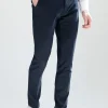 Blue cotton and cashmere Garda trousers - Made in Italy