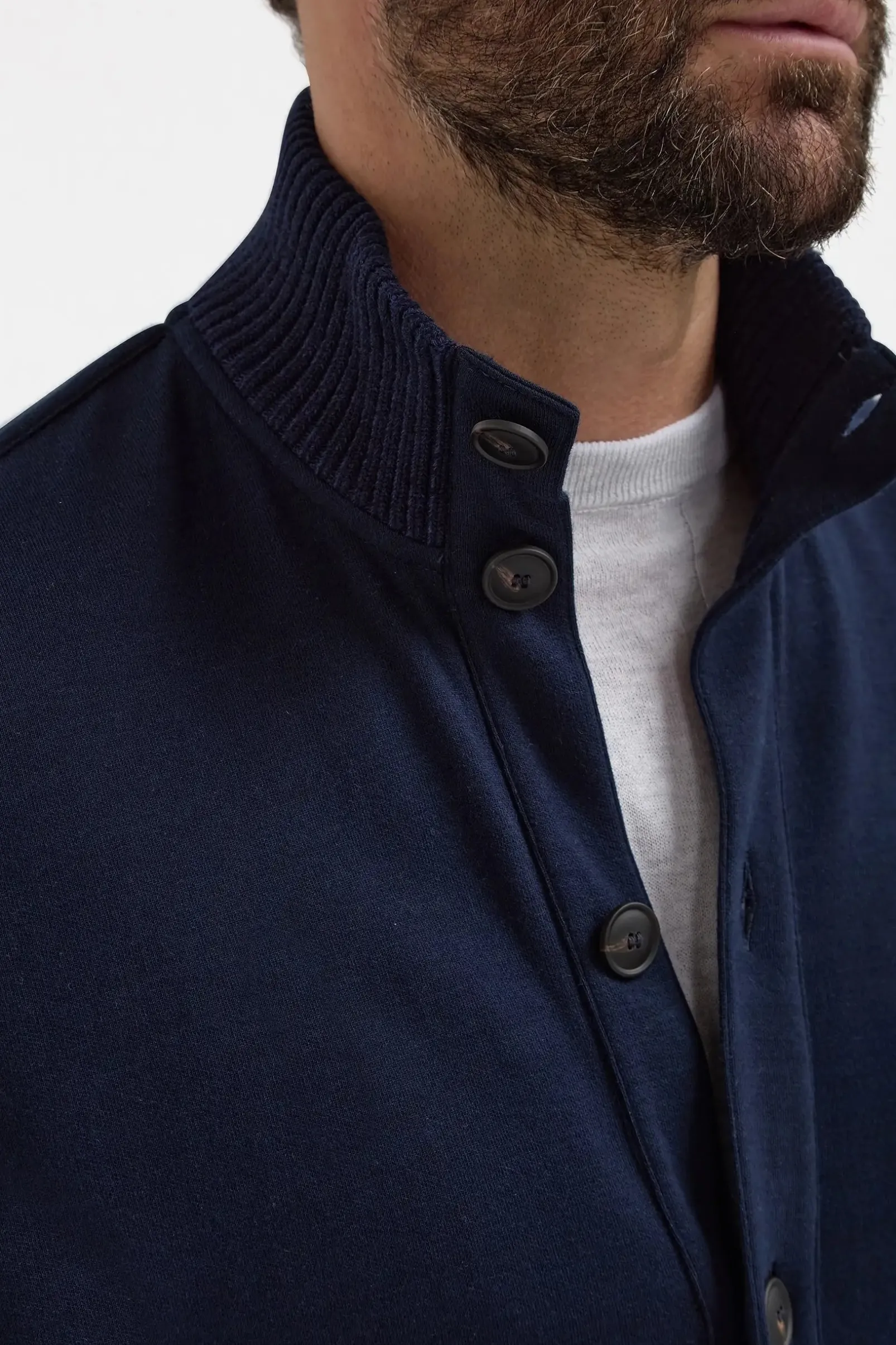 blue_cotton_knitted_bombe_1.webp Blue cotton knitted bomber – Made in Italy