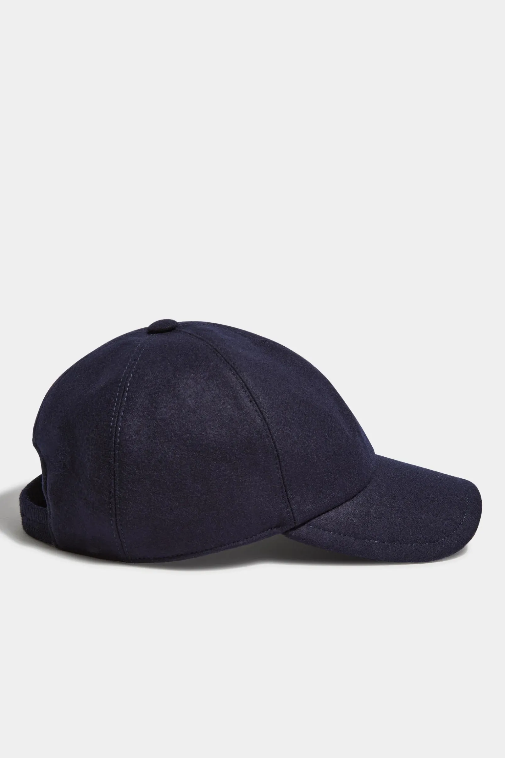 blue_flannel_baseball_cap_3.webp Blue flannel baseball cap - Made in Italy