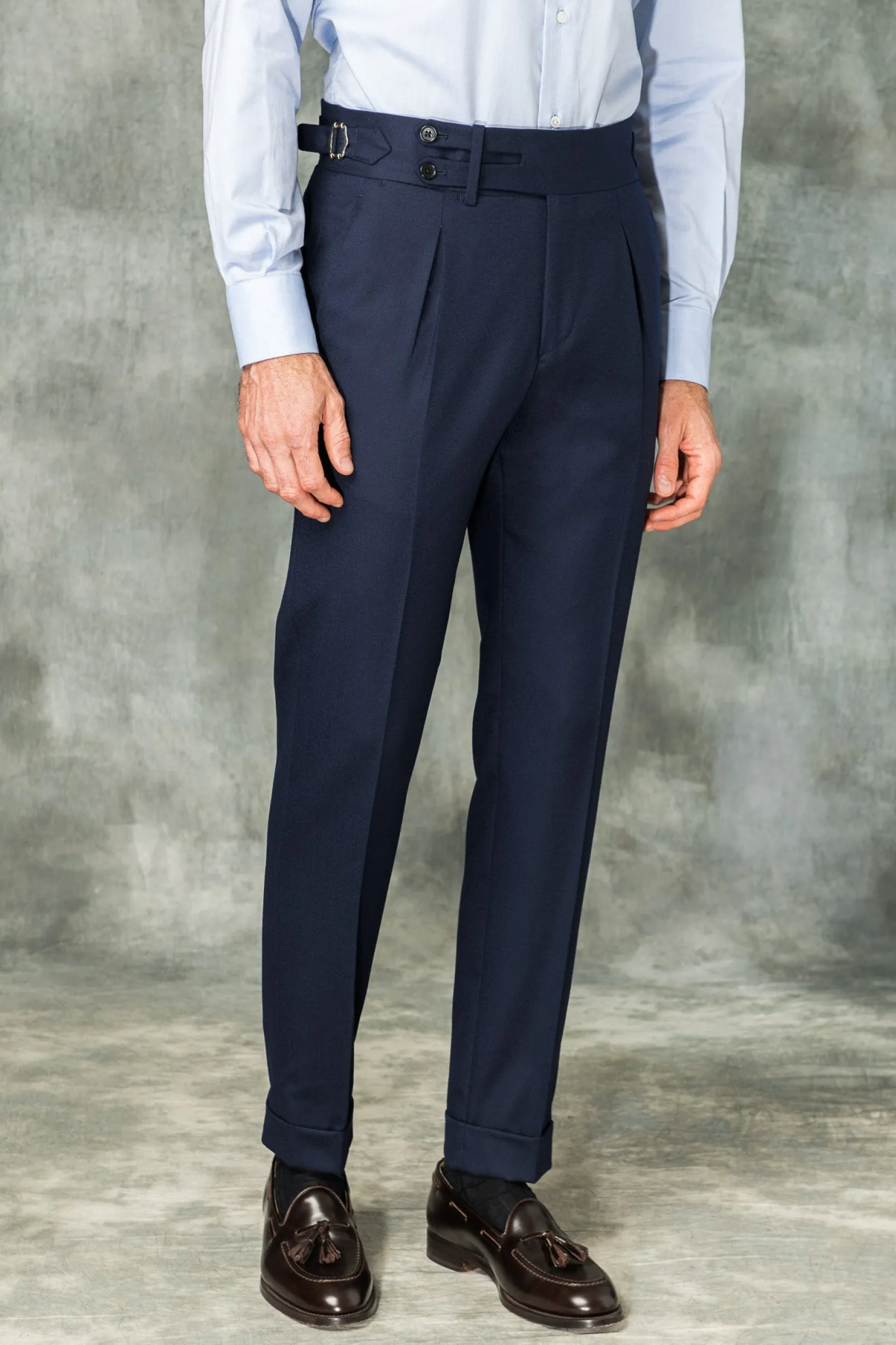 blue_flannel_limited_edit_1.webp Blue flannel Limited Edition trousers - Made in Italy