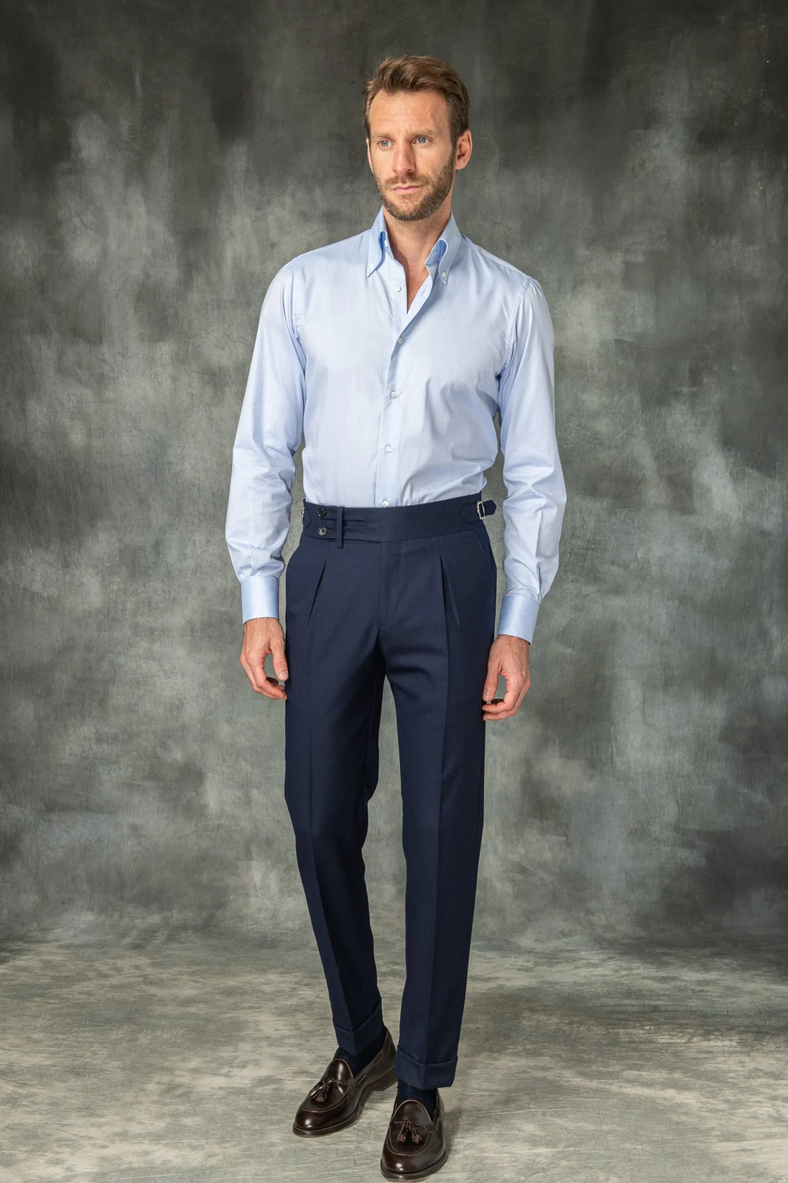 blue_flannel_limited_edit_2.webp Blue flannel Limited Edition trousers - Made in Italy