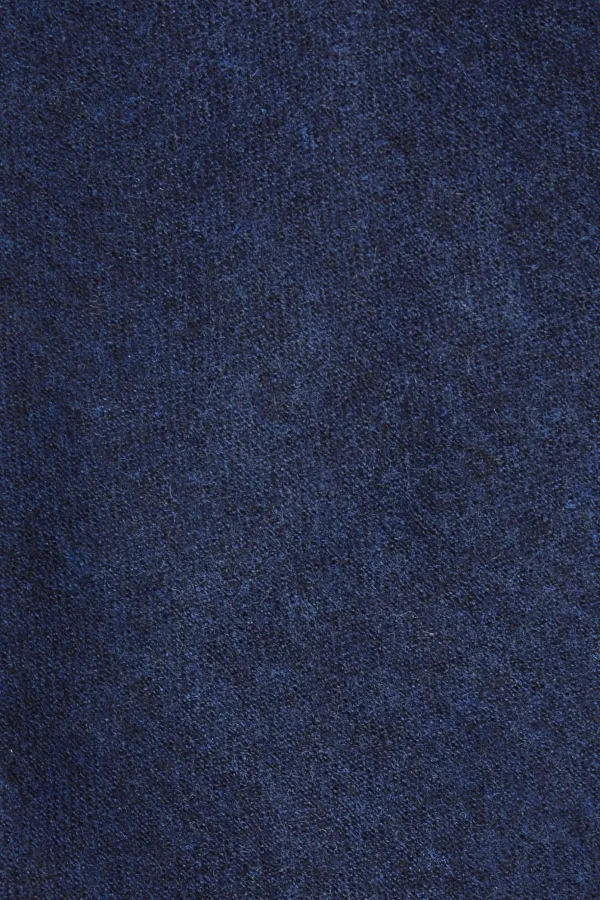 Blue flannel tie - Made In Italy