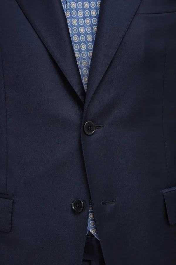 Blue Full Canvas Suit - Made in Italy