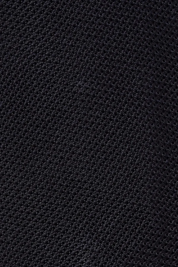 Blue grenadine silk tie - Hand Made In Italy