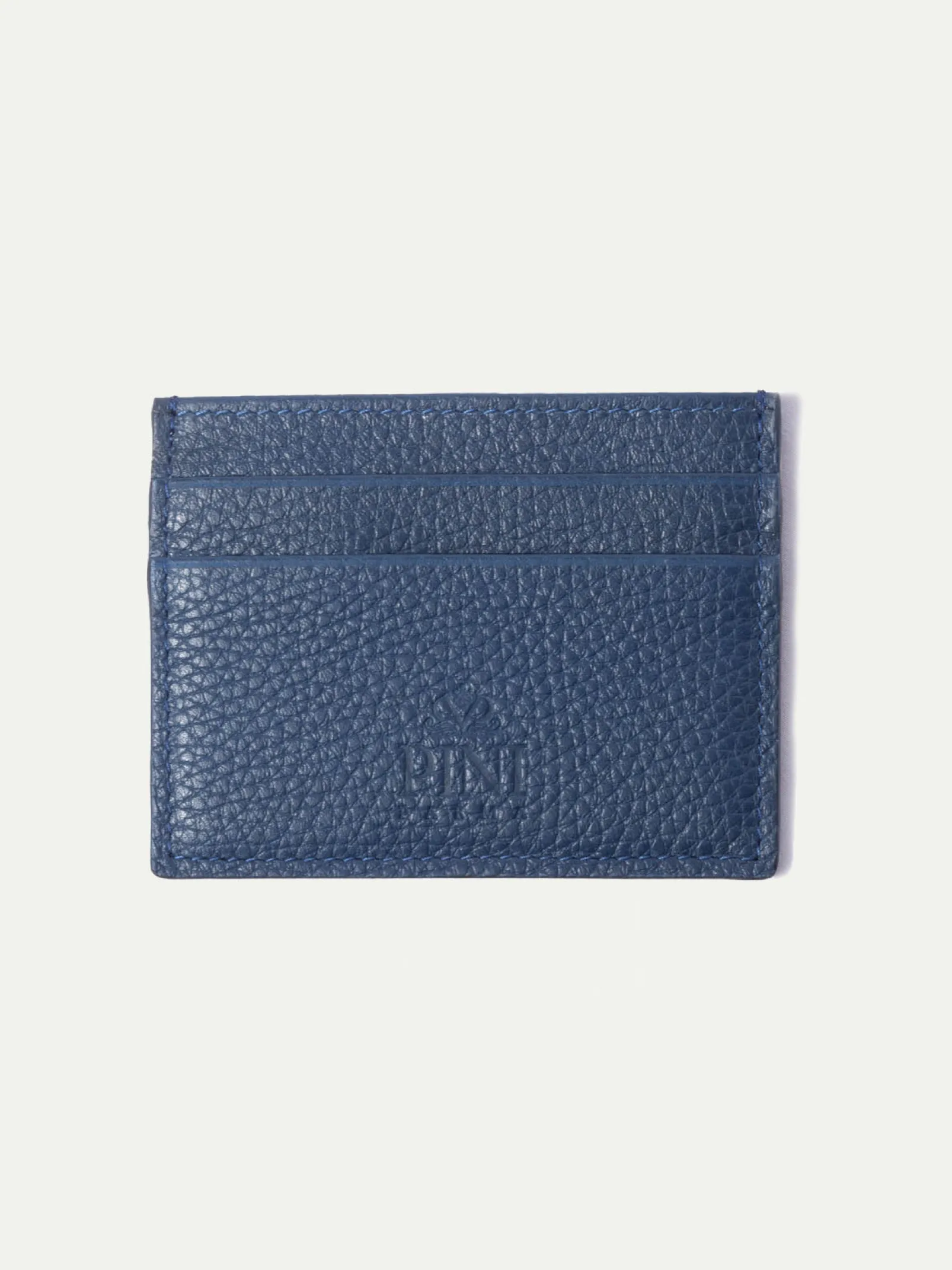 blue_leather_card_holder__0.webp Blue leather card holder - Made in Italy