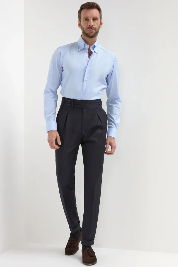Blue Limited Edition trousers - Made in Italy