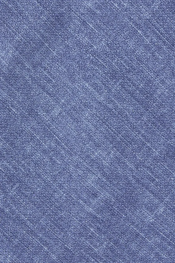 Blue linen and silk tie - Made in Italy
