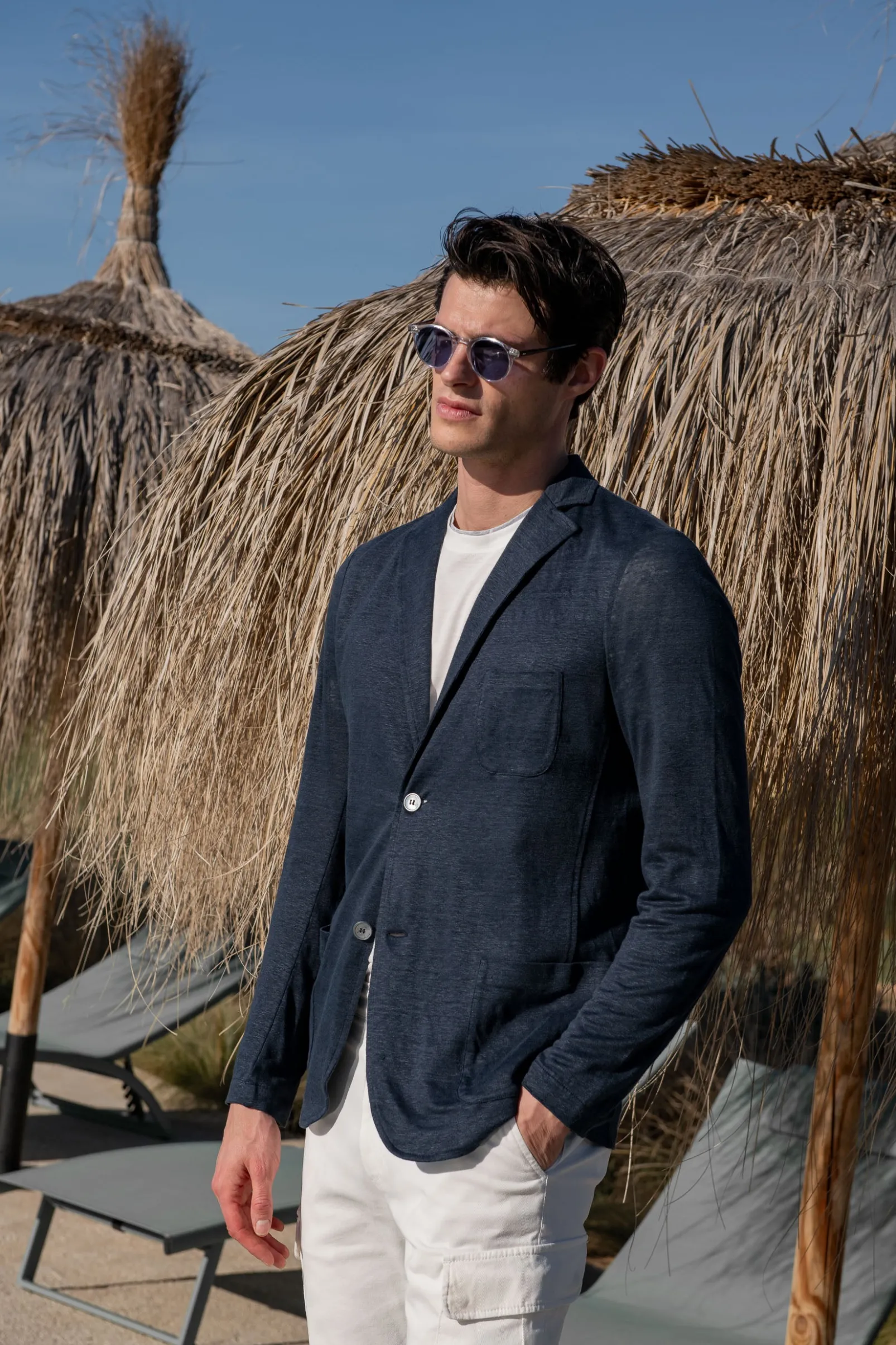blue_linen_knitted_jacket_0.webp Blue linen knitted jacket - Made in Italy