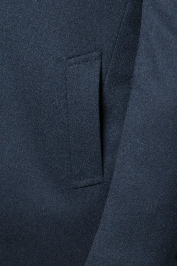 Blue overcoat - Made in Italy