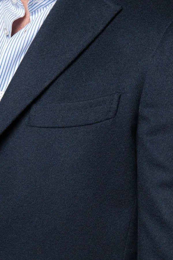 Blue overcoat - Made in Italy