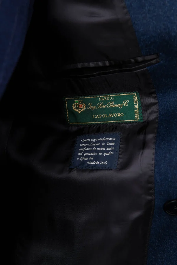 Blue Polo coat - Made in Italy