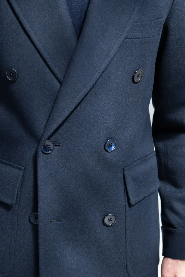 Blue Polo coat - Made in Italy