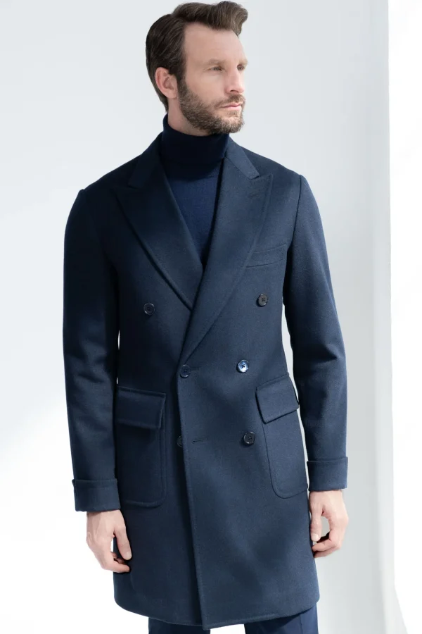 Blue Polo coat - Made in Italy