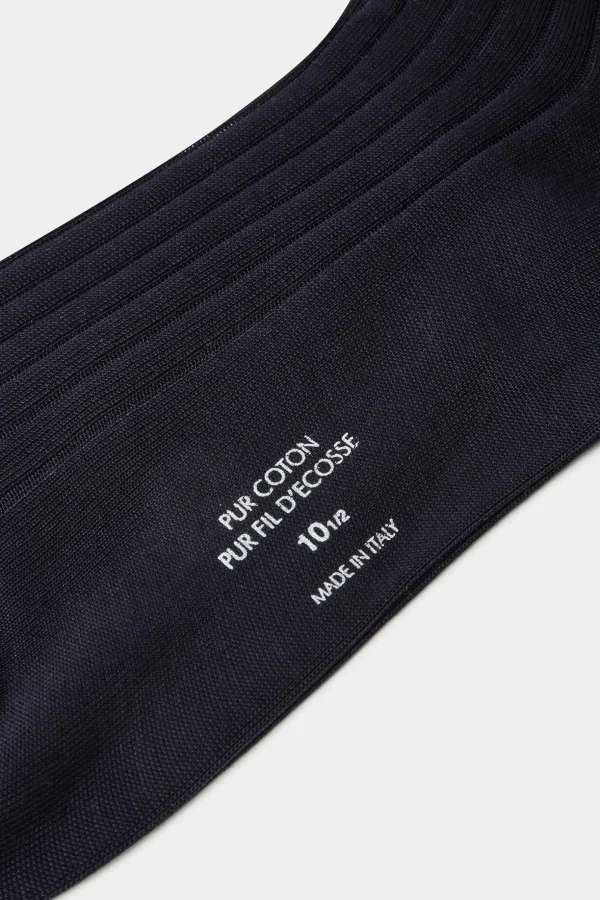 Blue Short Socks - Made in Italy