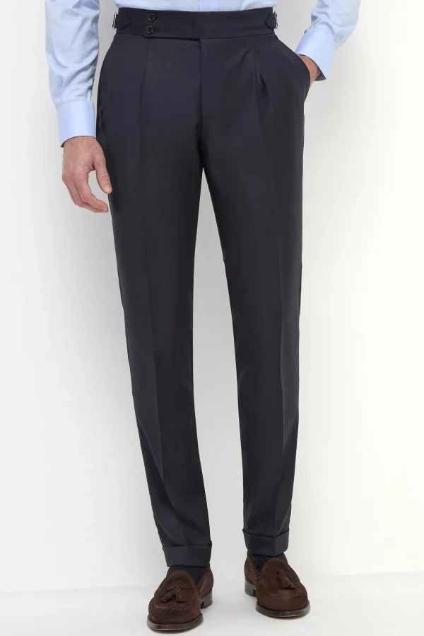 Blue Soragna trousers - Made in Italy