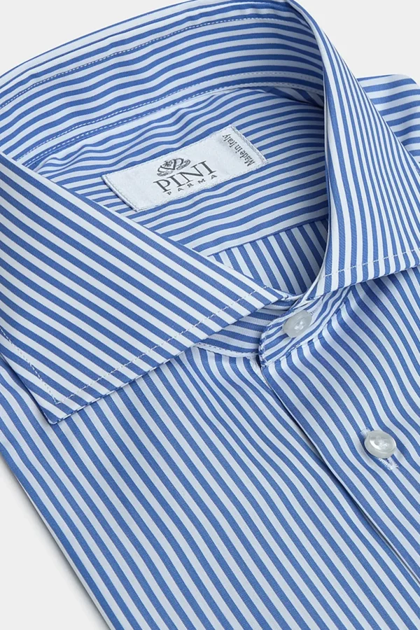 Blue Striped Shirt - Made in Italy