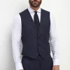 Blue waistcoat - Made in Italy