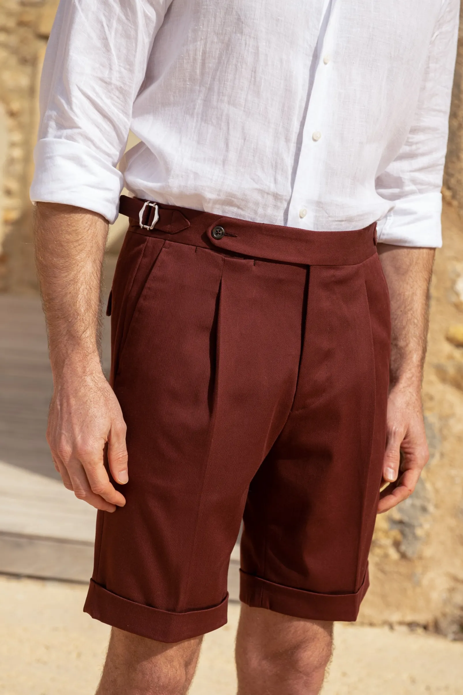 bordeaux_cotton_shorts__m_1.webp Bordeaux cotton shorts - Made in Italy