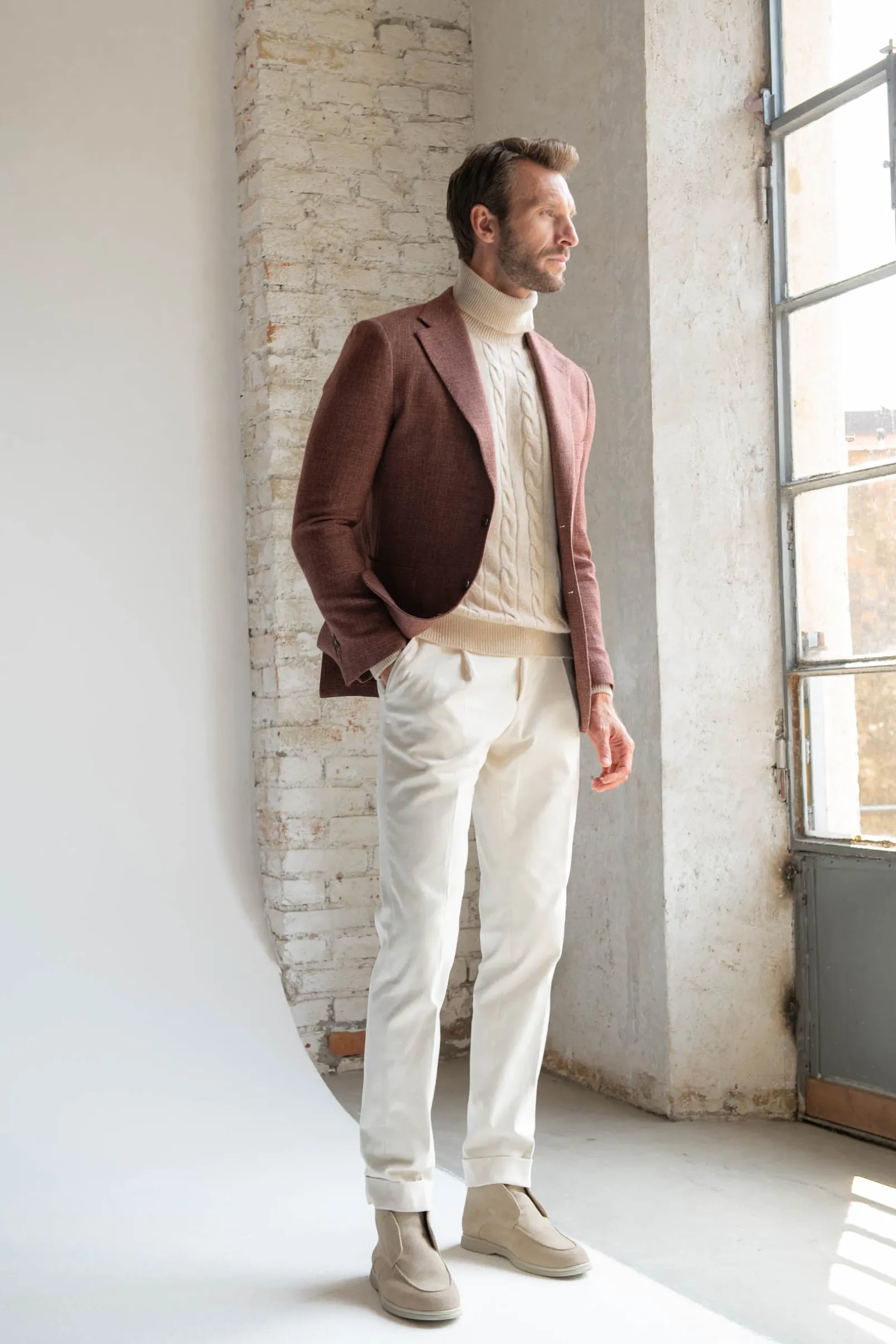 brick_jacket_in_wool_cott_3.webp Brick jacket in wool, cotton and silk - Made in Italy