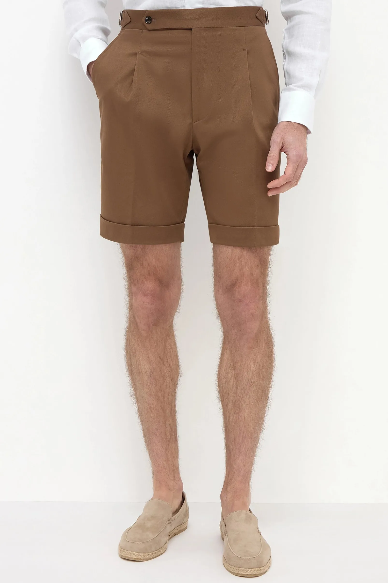 brown_cotton_shorts__made_3.webp Brown cotton shorts - Made in Italy