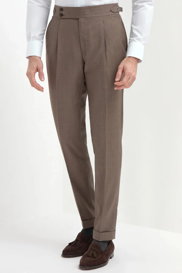Brown Soragna trousers - Made in Italy