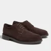 Brown suede Derby - Made in Italy