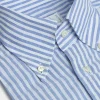 Button down light blue striped shirt ”Sartoriale collection”- Made In Italy