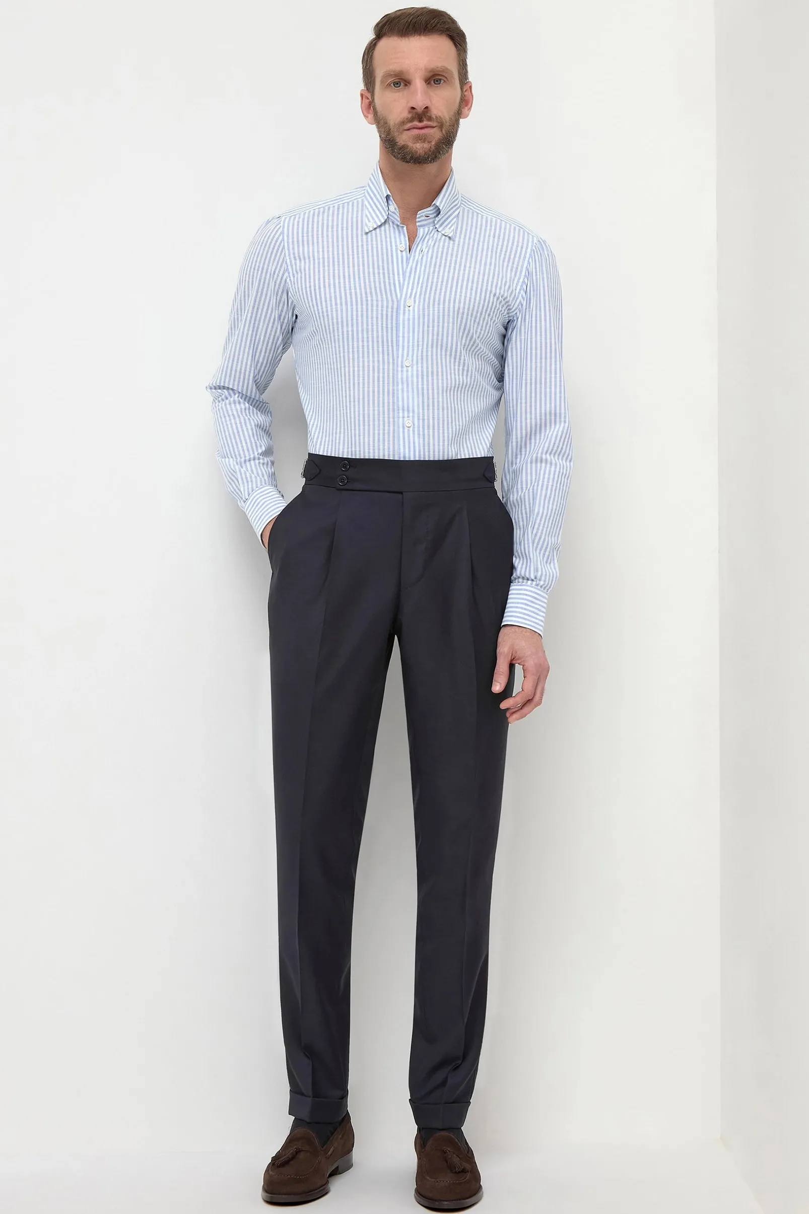 button_down_light_blue_st_4.webp Button down light blue striped shirt ”Sartoriale collection”- Made In Italy