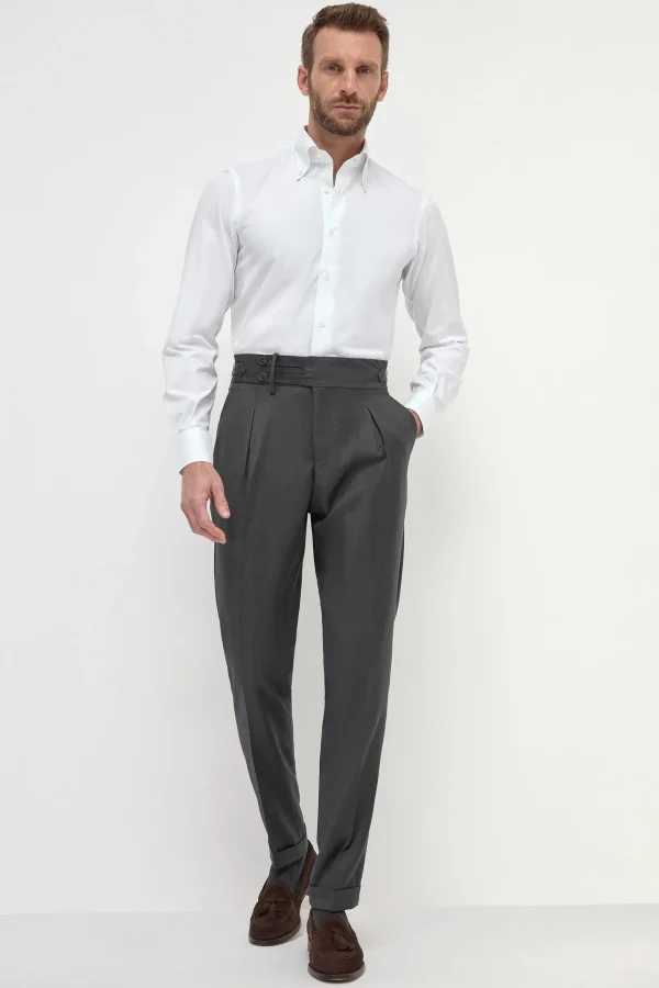 Button down white shirt ”Sartoriale collection”- Made In Italy