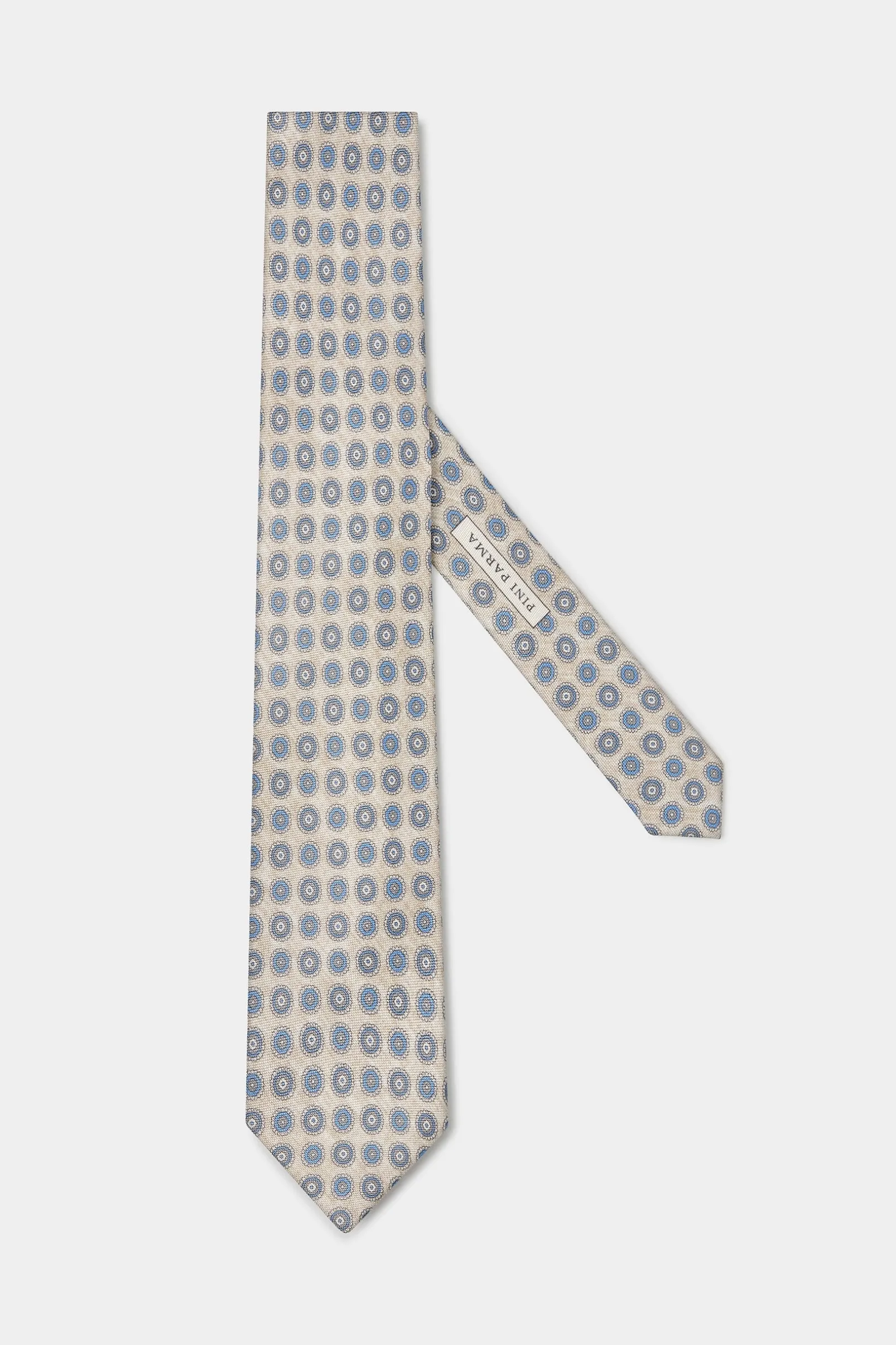 cream_fancy_silk_tie__mad_0.webp Cream fancy silk tie - Made in Italy