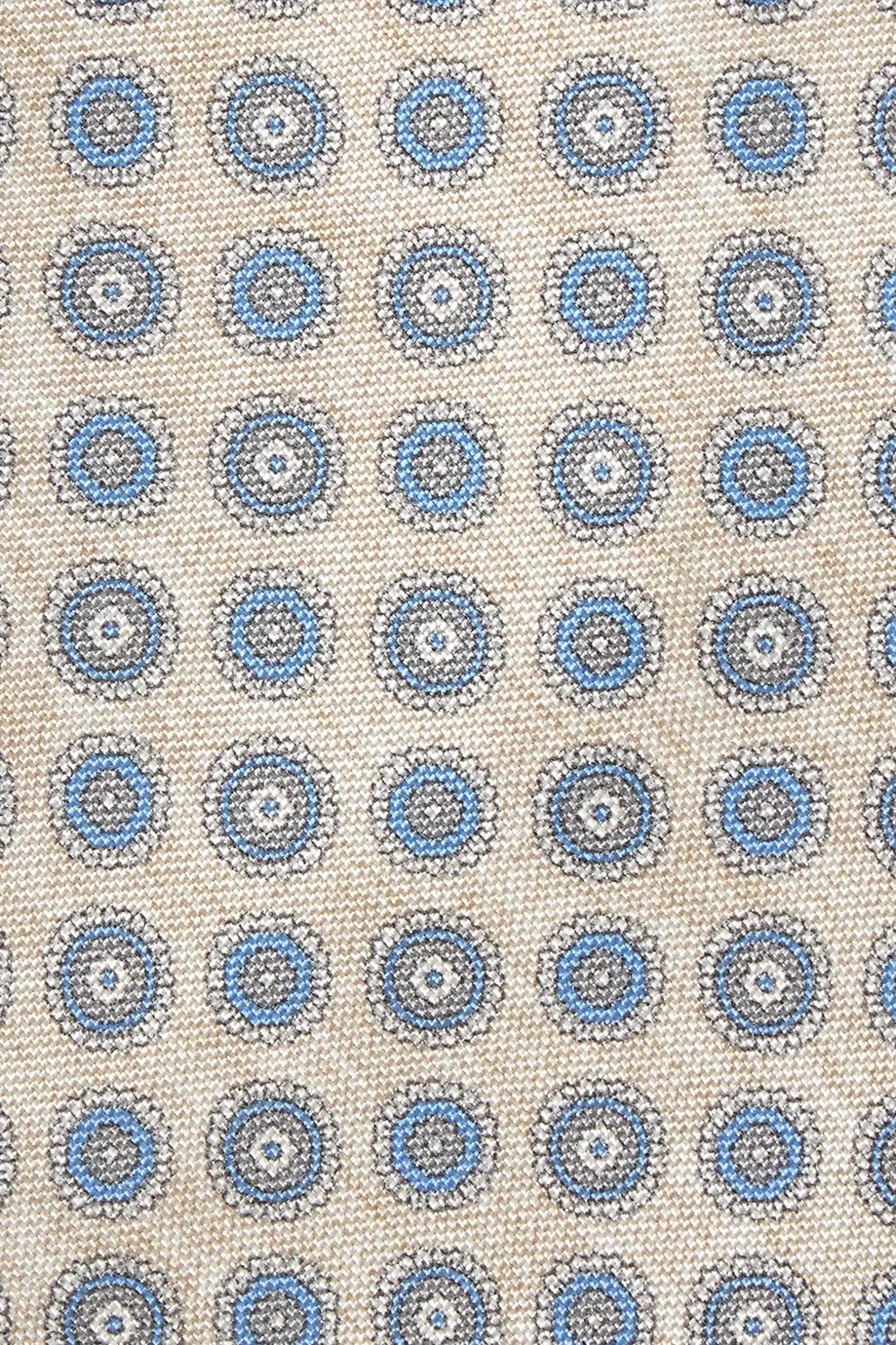 cream_fancy_silk_tie__mad_1.webp Cream fancy silk tie - Made in Italy
