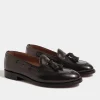 Dark brown tassel loafers - Made In Italy