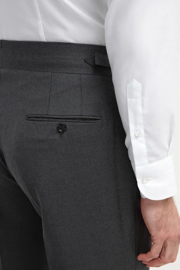 Dark grey Soragna trousers - Made in Italy