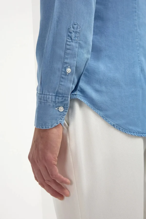 Denim stone shirt - Made in Italy
