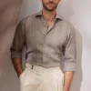 Desert linen shirt - Made in Italy